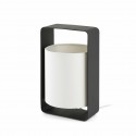 FARO LULA SOBREMESA NEGRO+BLANCO