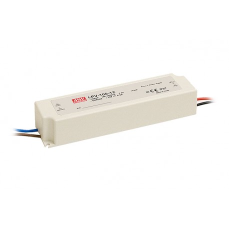 Diver para tira LED 12V/8.5A 100W