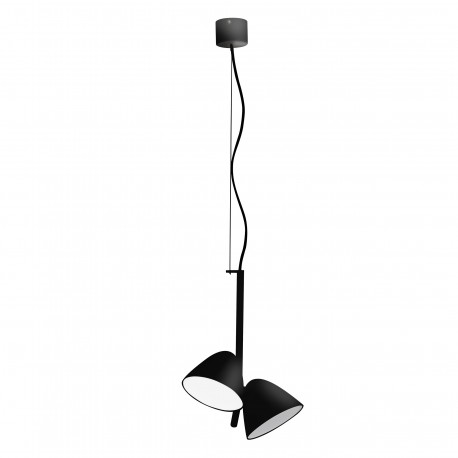 FARO FLASH LAMPARA COLGANTE NEGRO 2L
