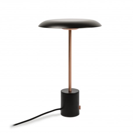 FARO HOSHI LED SOBREMESA NEGRO