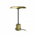 FARO HOSHI LED SOBREMESA ORO SATINADO Y NEGRO