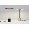 FARO HOSHI LED SOBREMESA ORO SATINADO Y NEGRO